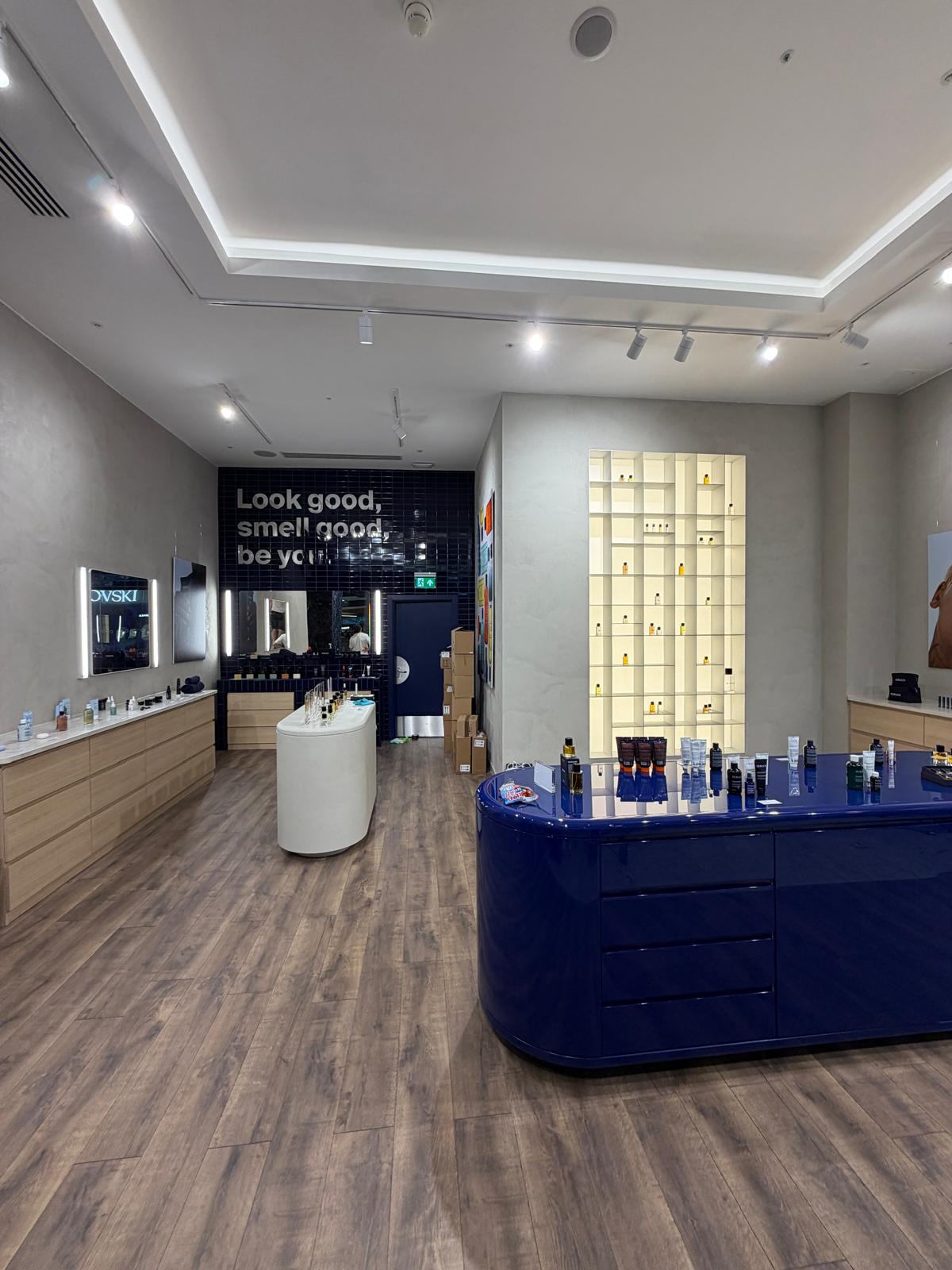 Finished retail environment