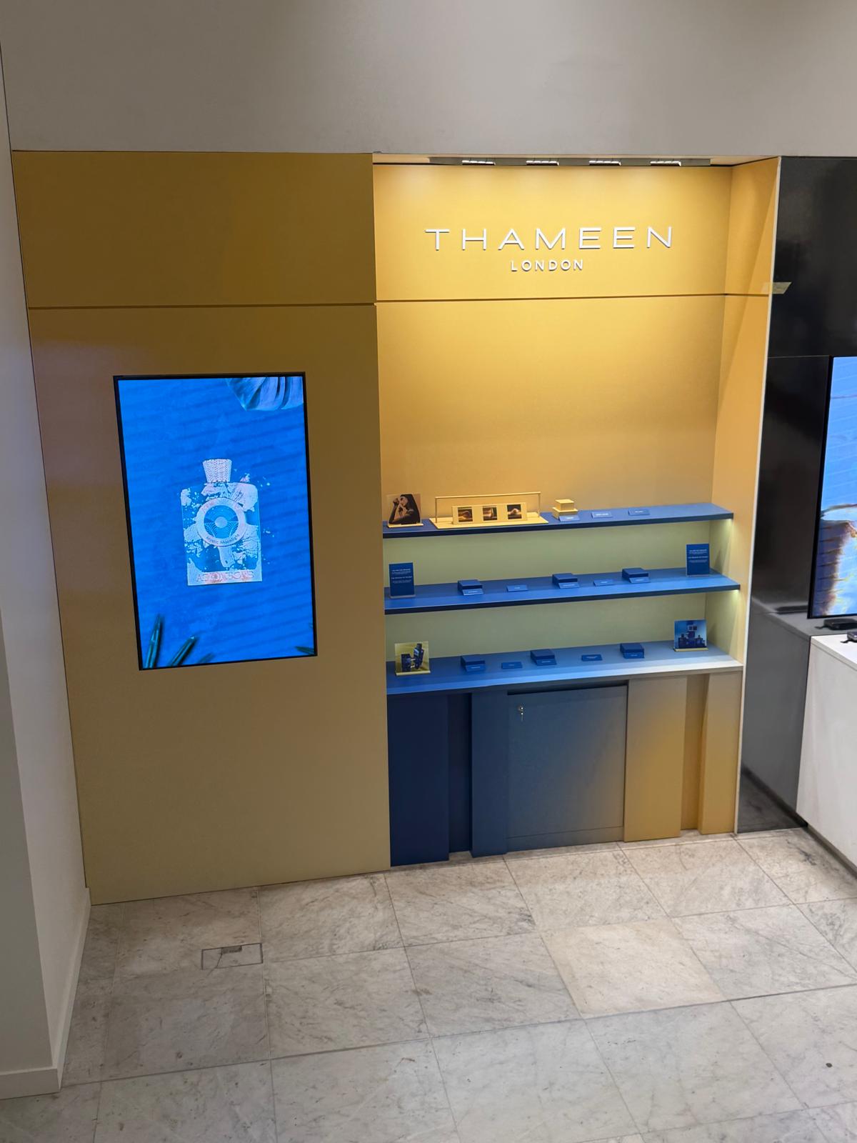 Thameen retail installation